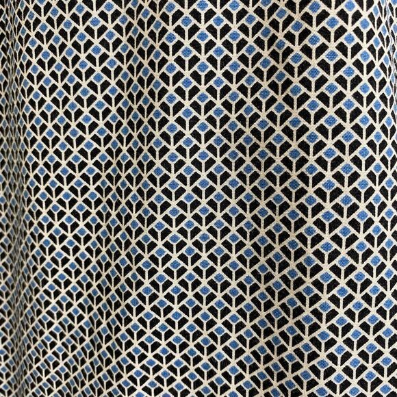 💼Mens Casual Short Sleeve Shirt by Calibrate. Geometric Pattern, Blue. XL - Picture 6 of 6